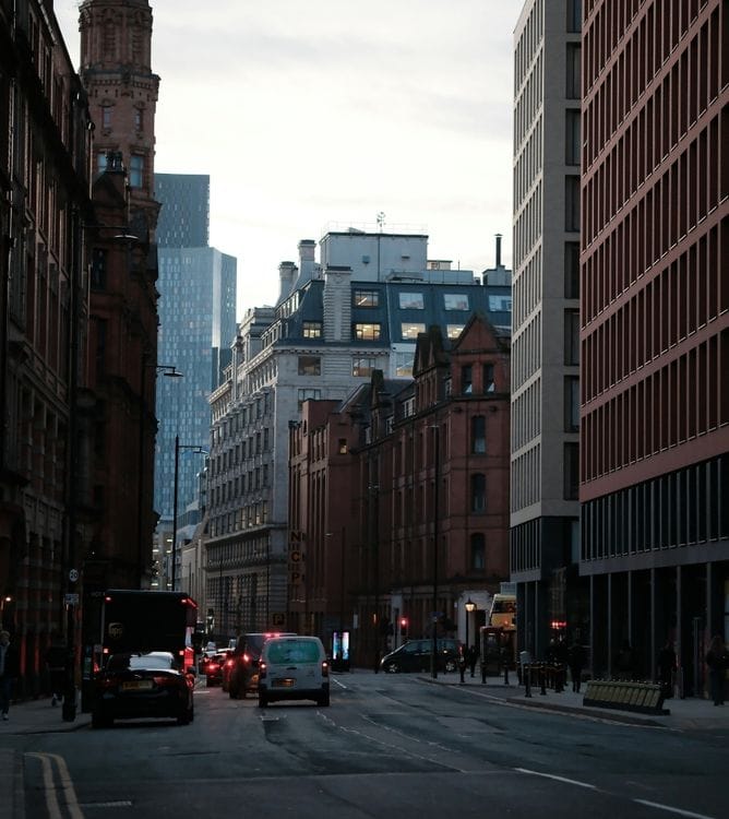 Streets of Manchester City Centre